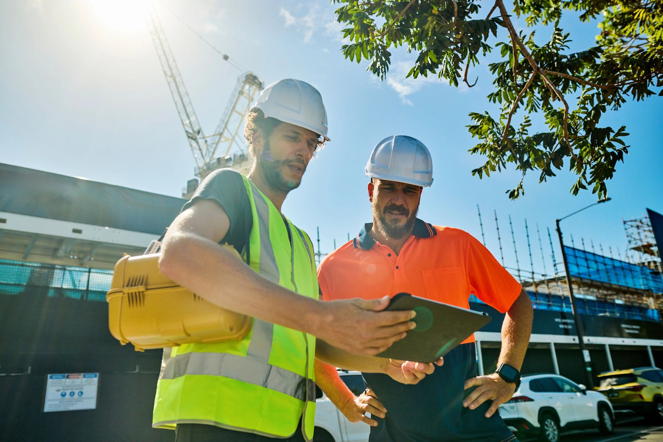 outdoor project management team
